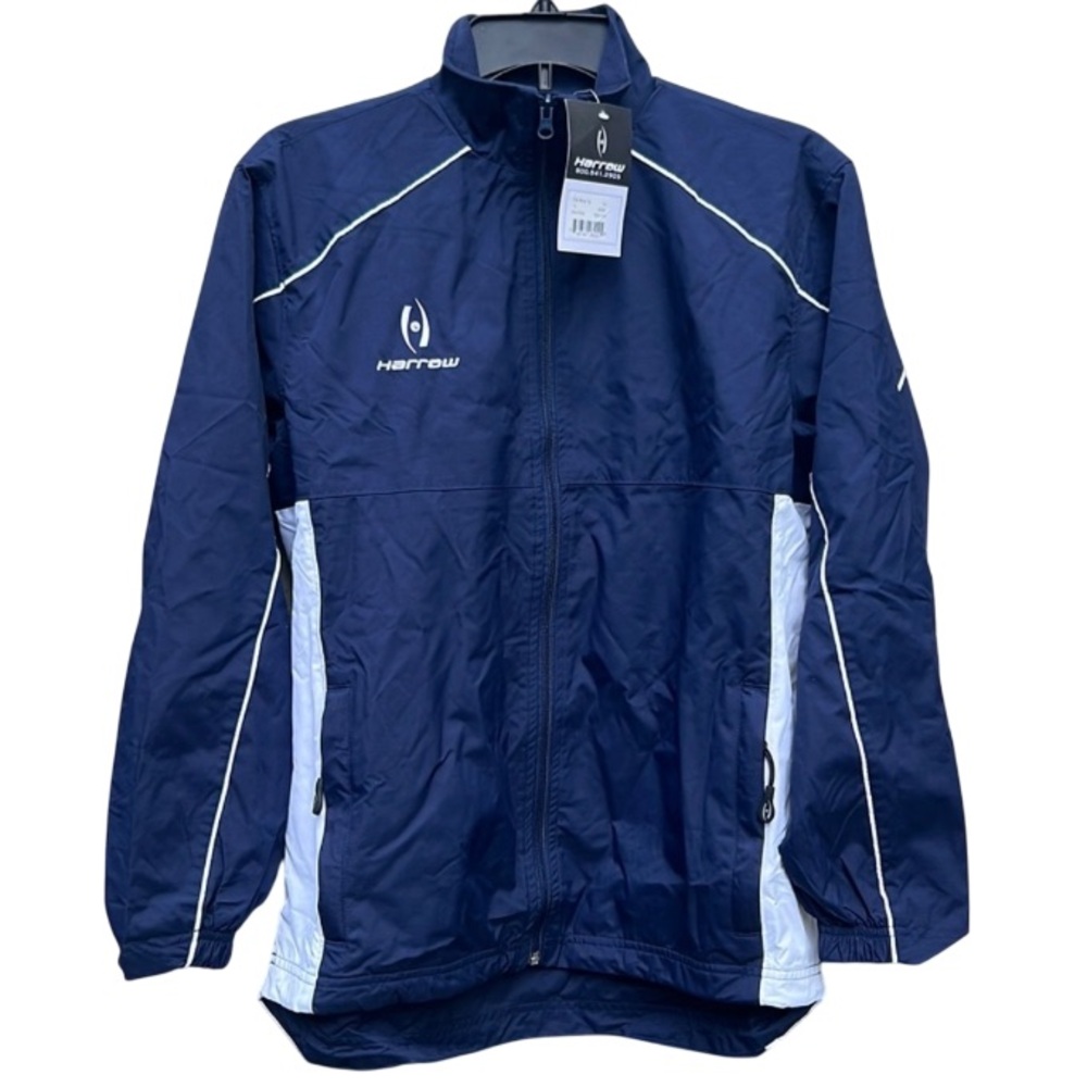 NWT Harrow’s Elite Track Jacket Warmup Sports Youth L (14-16) Waterproof